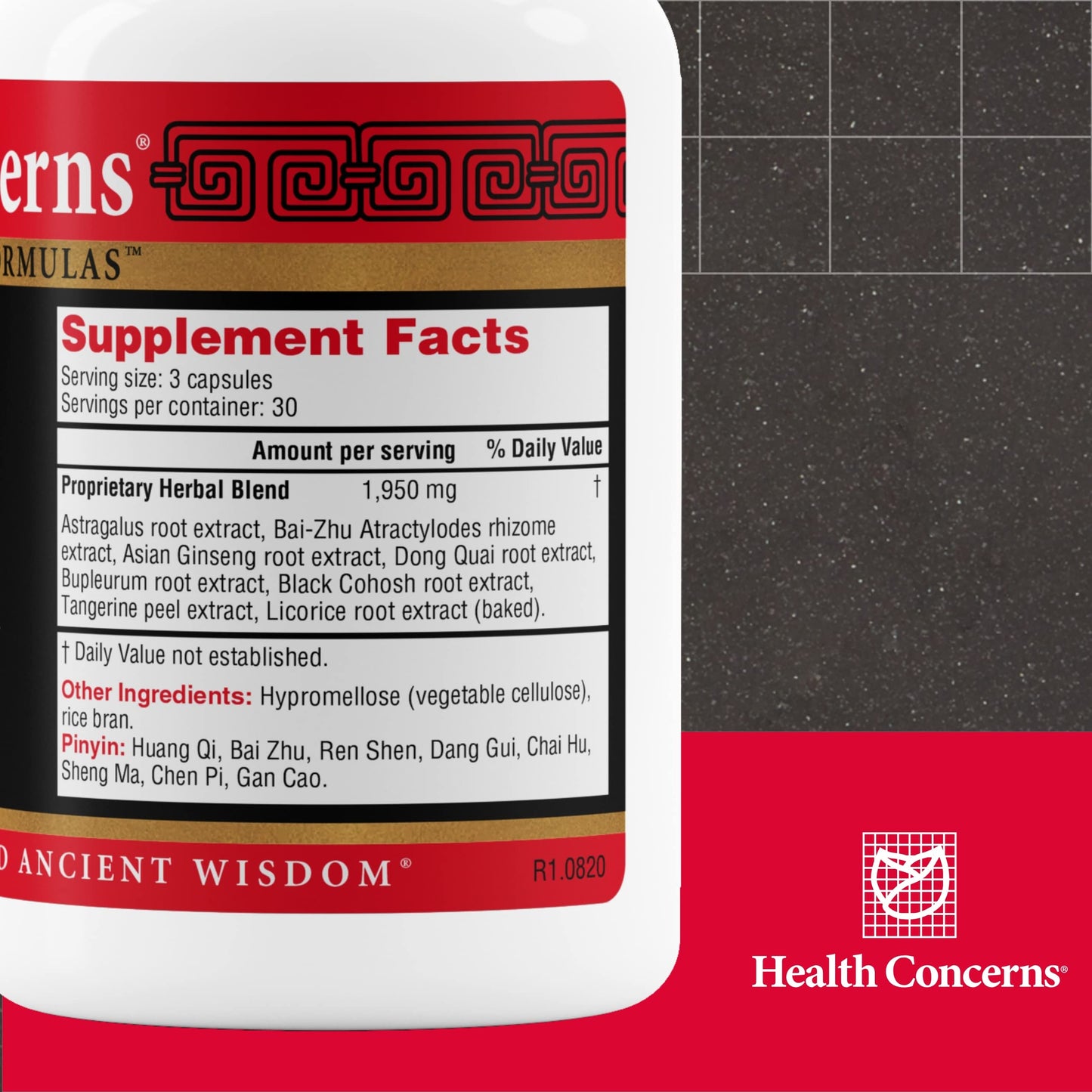 Health Concerns Raise Qi – Energy & Immune System Support – Bu Zhong Yi Qi Wan Formula – Astragalus, Ginseng & Dong Quai Herbal Supplement for Weakness, Digestion & Yang Qi Balance – 90 Capsules Health ConcernsBuy Supplements Australia