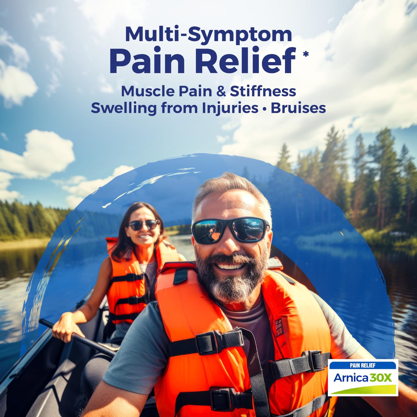 Boiron Arnica Montana 30X Homeopathic Medicine for Relief from Muscle Pain, Muscle Stiffness, Swelling from Injury, and Discoloration from Bruises - 3 Count (240 Pellets) BoironBuy Supplements Australia