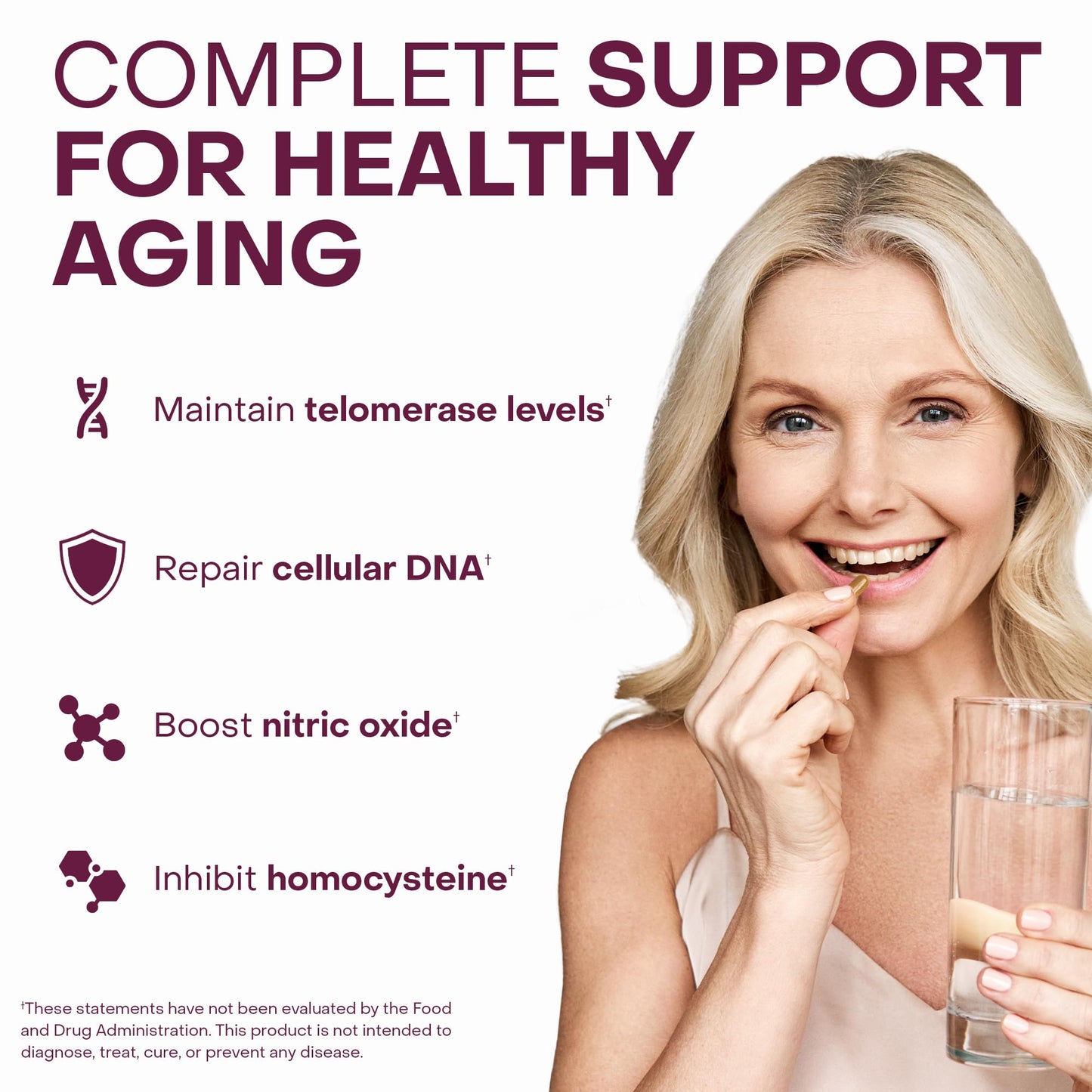 Healthycell Telomere Length Supplement - Anti-Aging Telomere Lengthening Supplements with Phytonutrients & Vitamins for Cellular Health - AC-11, Astragalus & Resveratrol - 30 Capsules HealthycellBuy Supplements Australia