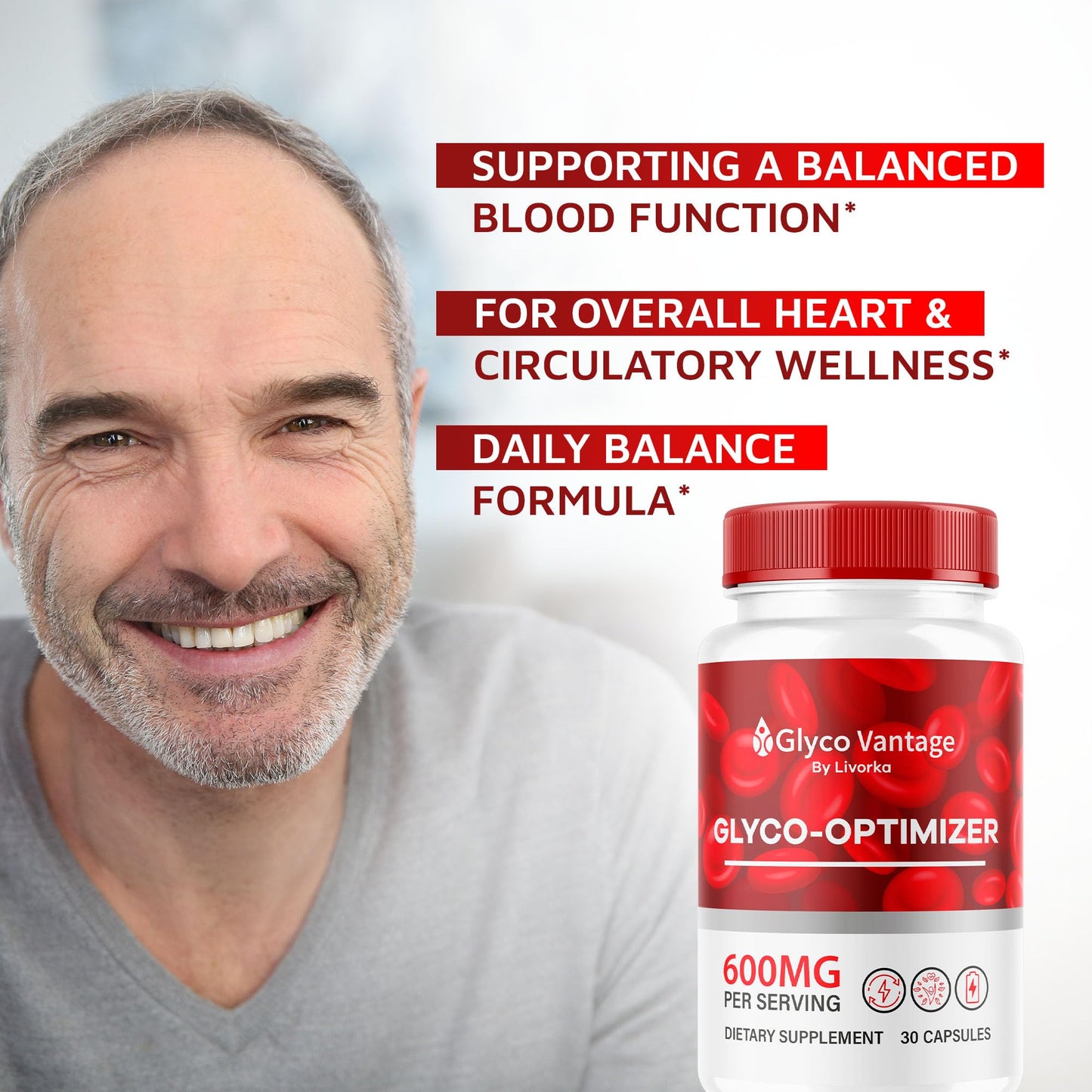 (2 Pack) Glyco Vantage Glyco Optimizer, Glyco Vantage, Glyco Vantage Capsules, Glyco Vantage Joint Optimizer, GlycoVantage Glyco Optimizer Pills, Glyco Vantage Support, 60 Capsules For 2 Months LIVORKABuy Supplements Australia