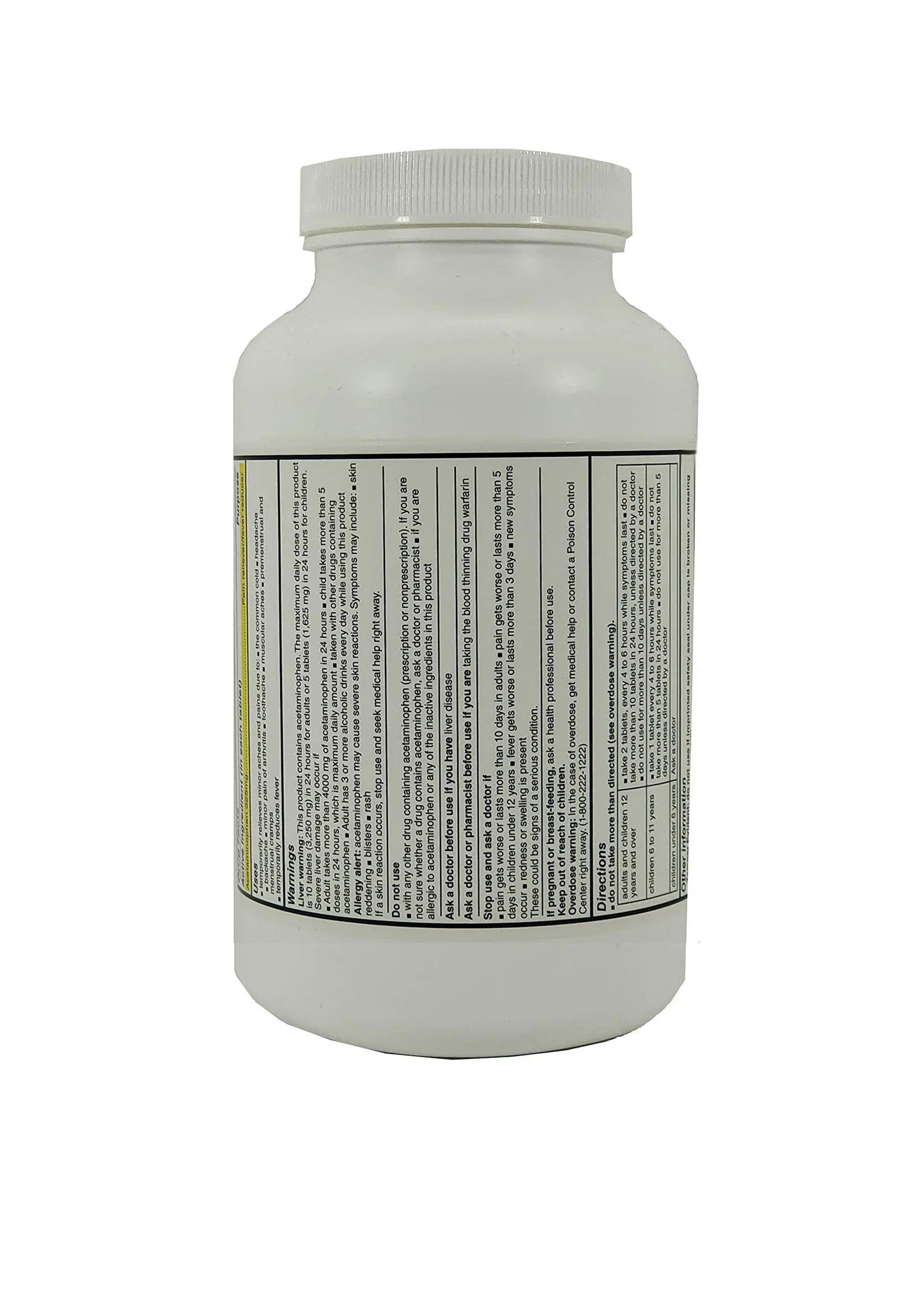 Pharbest Acetaminophen 325 mg 1000 Count Tablets HarbestBuy Supplements Australia