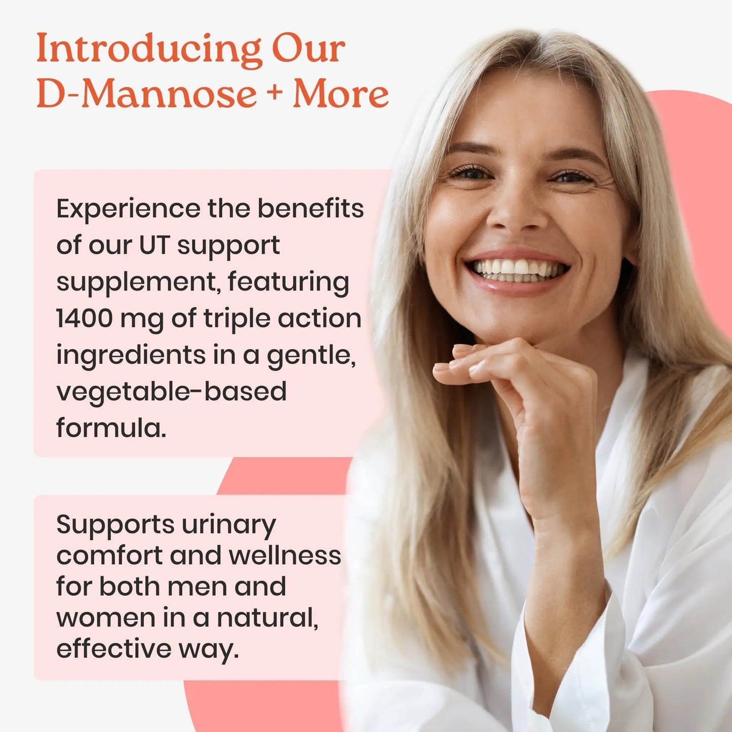 NewLife Naturals D-Mannose Capsules | w/Cranberry and Hibiscus Extracts | Natural Urinary Tract Health Supplement | 1400mg Pure Veggie Powder | 60 Veggie Capsules NewLife NaturalsBuy Supplements Australia