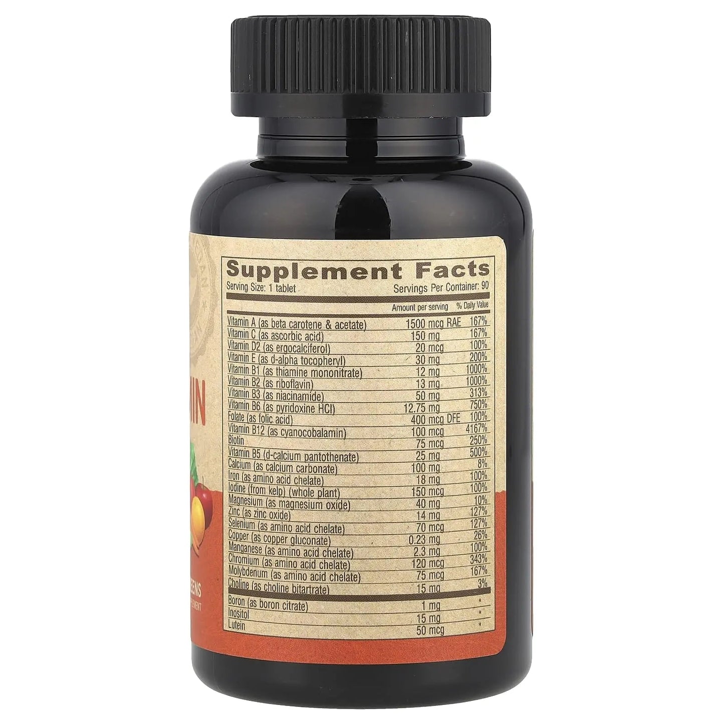 DEVA Tiny Tablets Vegan Multivitamins for Women & Men, Multivitamin with Iron, Mineral Supplement, Vitamin C, Vitamin B Complex DEVA