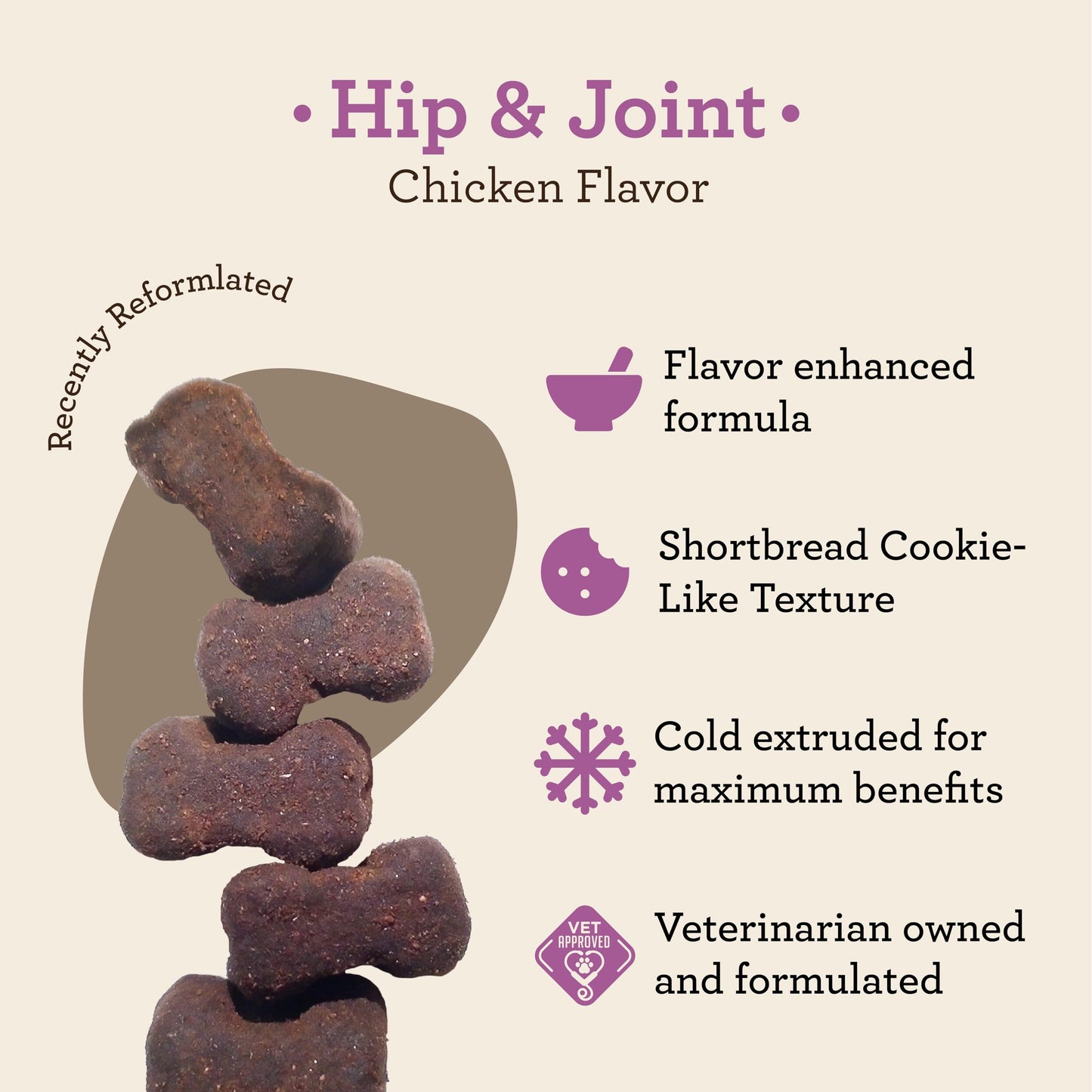 Dr. Joseph's VetPro Complete Dog Hip & Joint Supplement for Arthritis Pain Relief – High-Strength Glucosamine & Chondroitin Chews for Senior Dogs – Vet Formulated Daily Treats, Chicken Flavor, 60 Ct VetPro CompleteBuy Supplements Australia