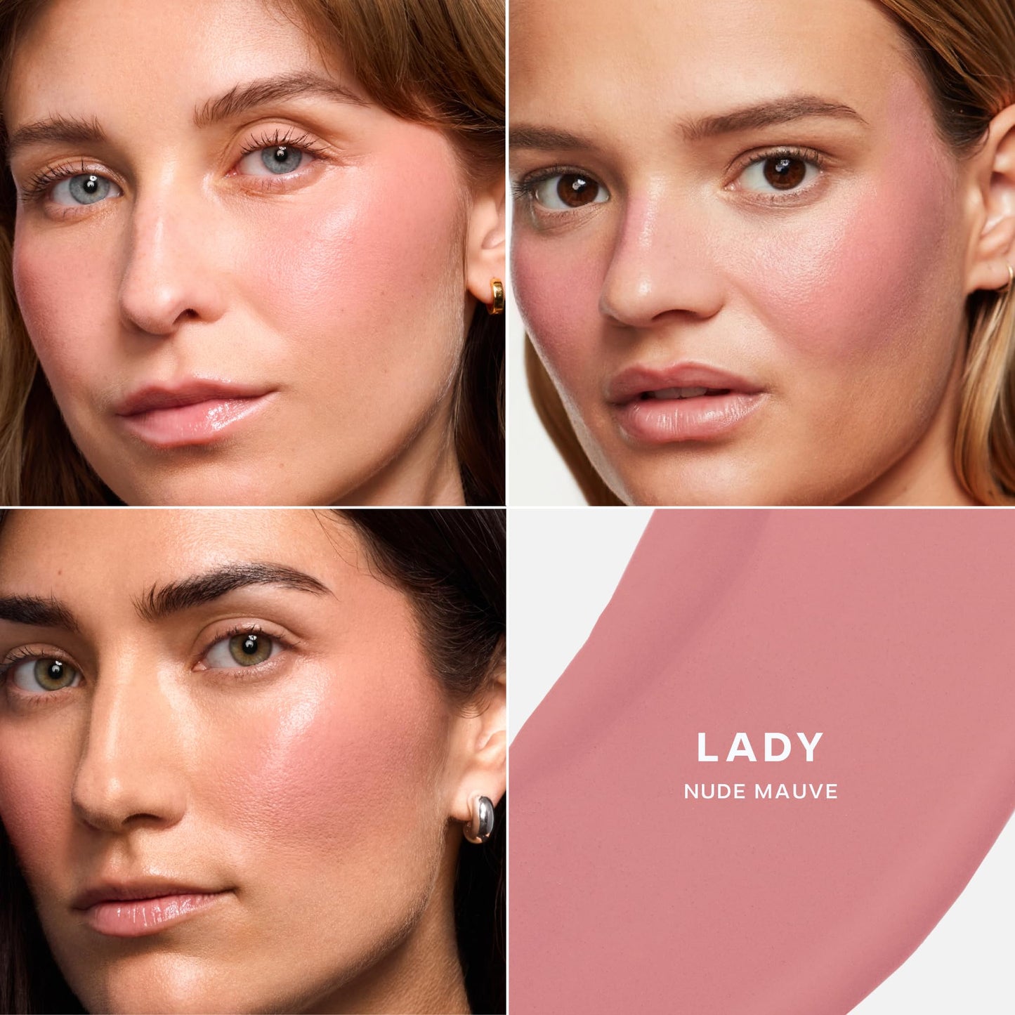 Saie Dew Liquid Blush for Cheeks - Hydrating Cream Blush Stick with a Blendable + Buildable Formula - Skincare Infused Dewy Cheek Tint for a Natural Flush - Glowy Makeup Essential - Lady (.40 oz) SaieBuy Supplements Australia