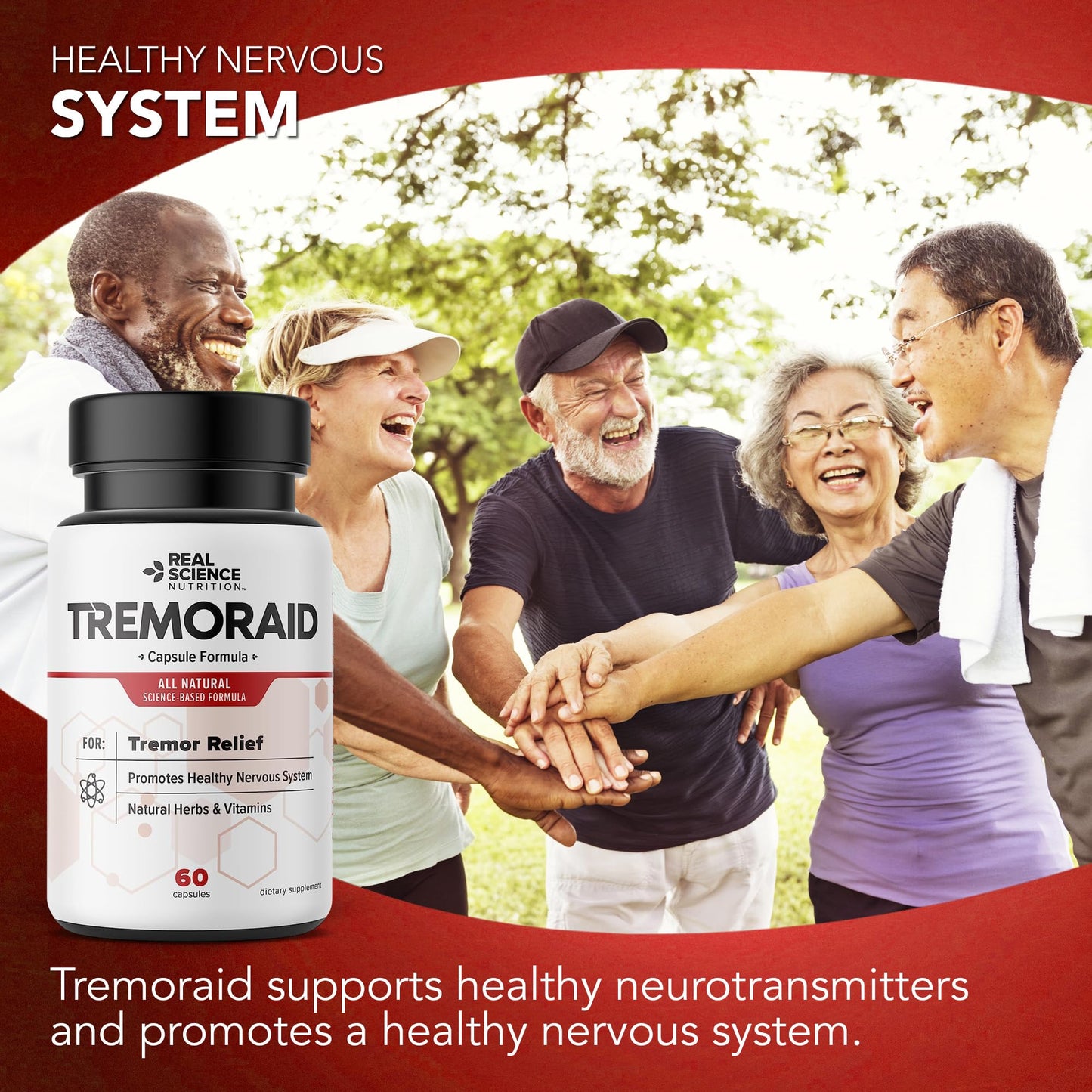 Tremoraid Essential Tremor Relief Supplements (60 Caps)* (3 Bottles) TremoraidBuy Supplements Australia