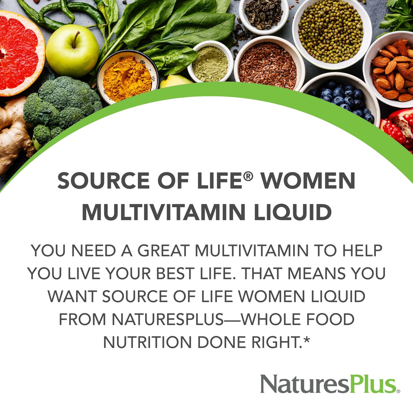 NaturesPlus Source of Life Women Liquid Multivitamin - 30 fl oz - Natural Berry Flavor - Whole Foods & Minerals - Healthy Immune System & Energy - Vegetarian, Gluten-Free - 30 Servings NaturesPlusBuy Supplements Australia