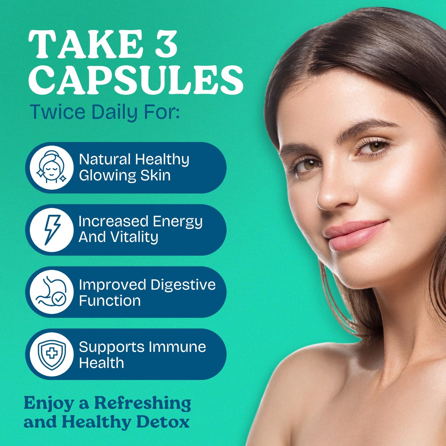 Atlantic Naturals Sea Moss Capsules – 7 Day Herbal Blend for Liver & Gallbladder Wellness – with Dandelion Root, Milk Thistle, Burdock Root, Red Clover & Chanca Piedra – 180 Count Sea Moss Capsules Atlantic NaturalsBuy Supplements Australia
