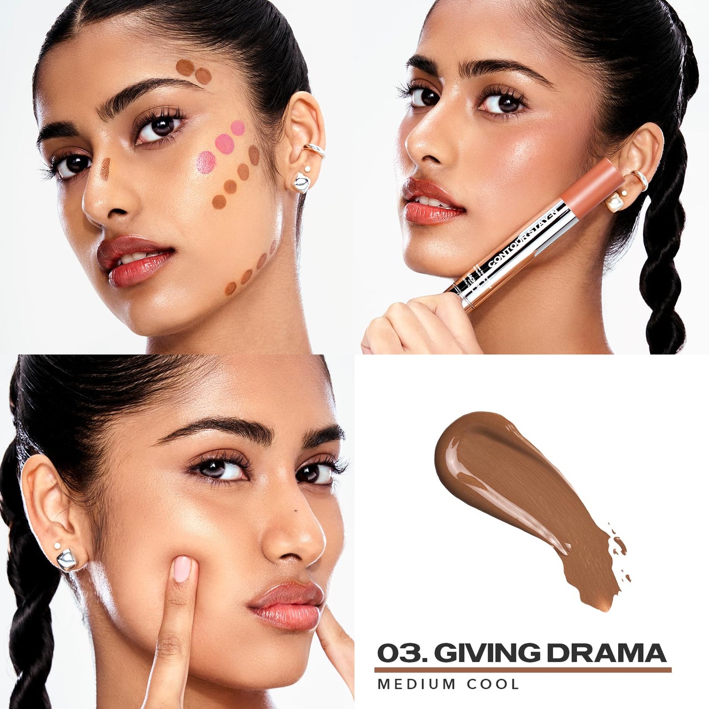 Sacheu Liquid Contour STAY-N Long Wear Cream Contour Makeup — Long Lasting, Blendable, & Lightweight Formula — Vegan & Cruelty-free, Giving Drama SacheuBuy Supplements Australia