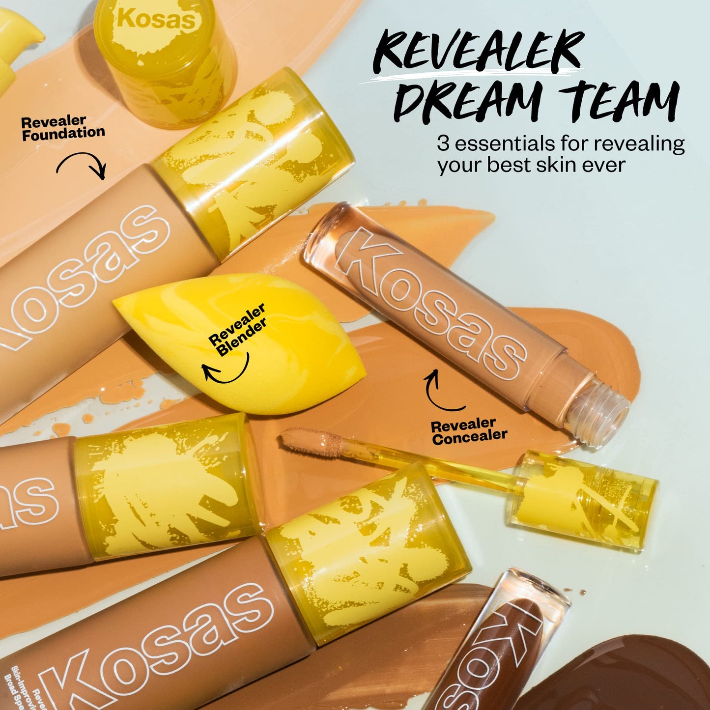 Kosas Revealer Liquid Foundation SPF 25 – Medium Buildable Coverage, Hydrating Natural Glow Finish, Medium Neutral 220 Kosas buy supplements Au