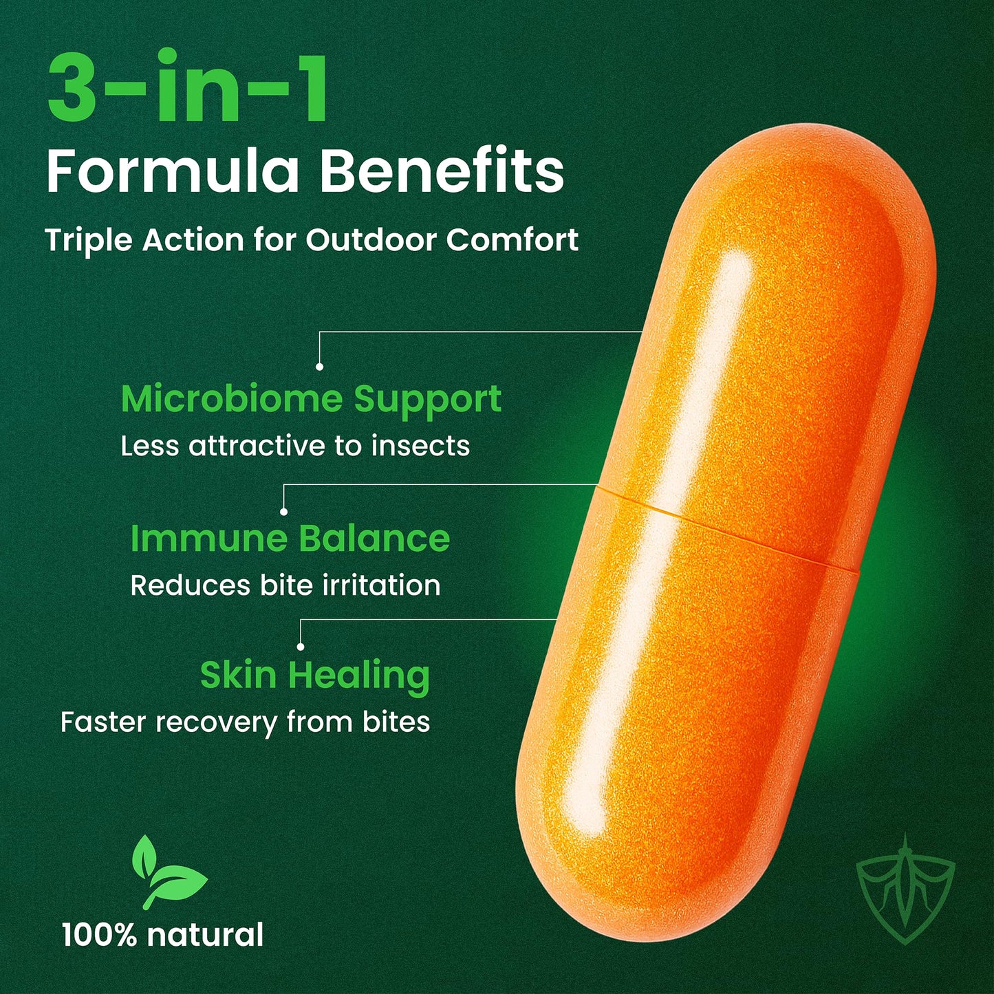 All-Natural Daily Supplement for “Bite Magnets” – 24/7 Plant-Based Alternative to Mosquito Repellents, Insect Sprays & Bug Sprays – Supports Skin, Wellness & Outdoor Comfort BITESHIELDBuy Supplements Australia
