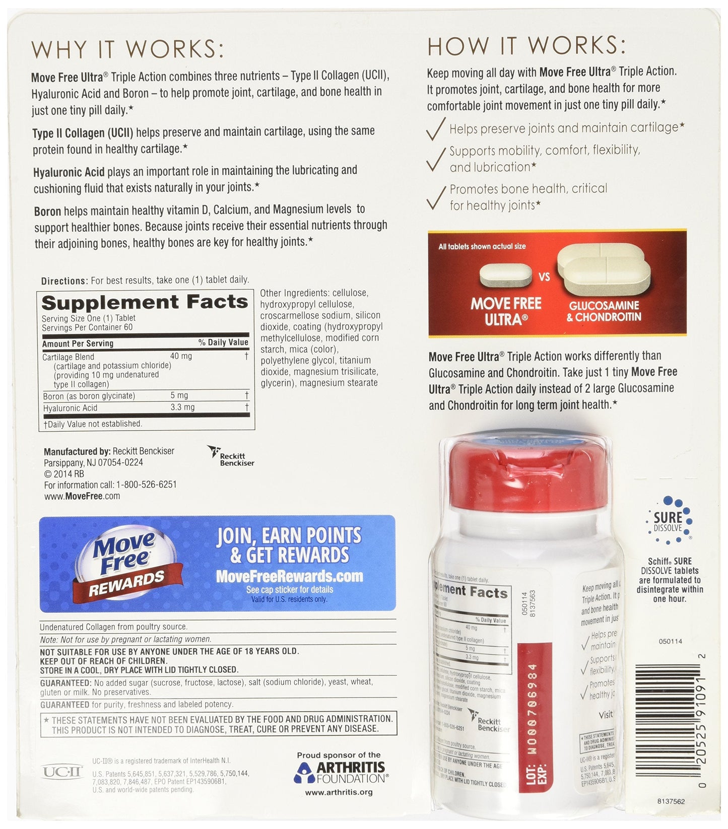 Schiff Move Free Ultra (60 ct.) SchiffBuy Supplements Australia