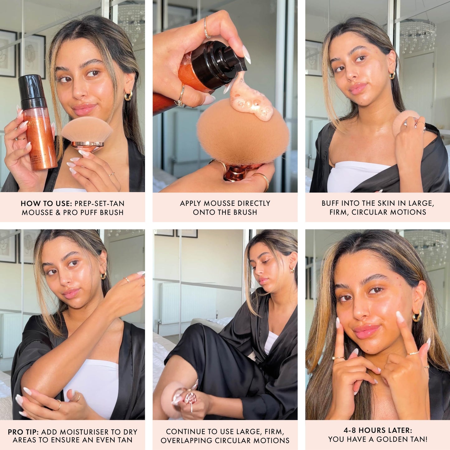 ICONIC LONDON Prep Set Tan Mousse | Long Lasting, Sun Kissed Skin, Bronze Glow, Cruelty-Free, Vegan Makeup, Original ICONIC LONDON buy supplements Au