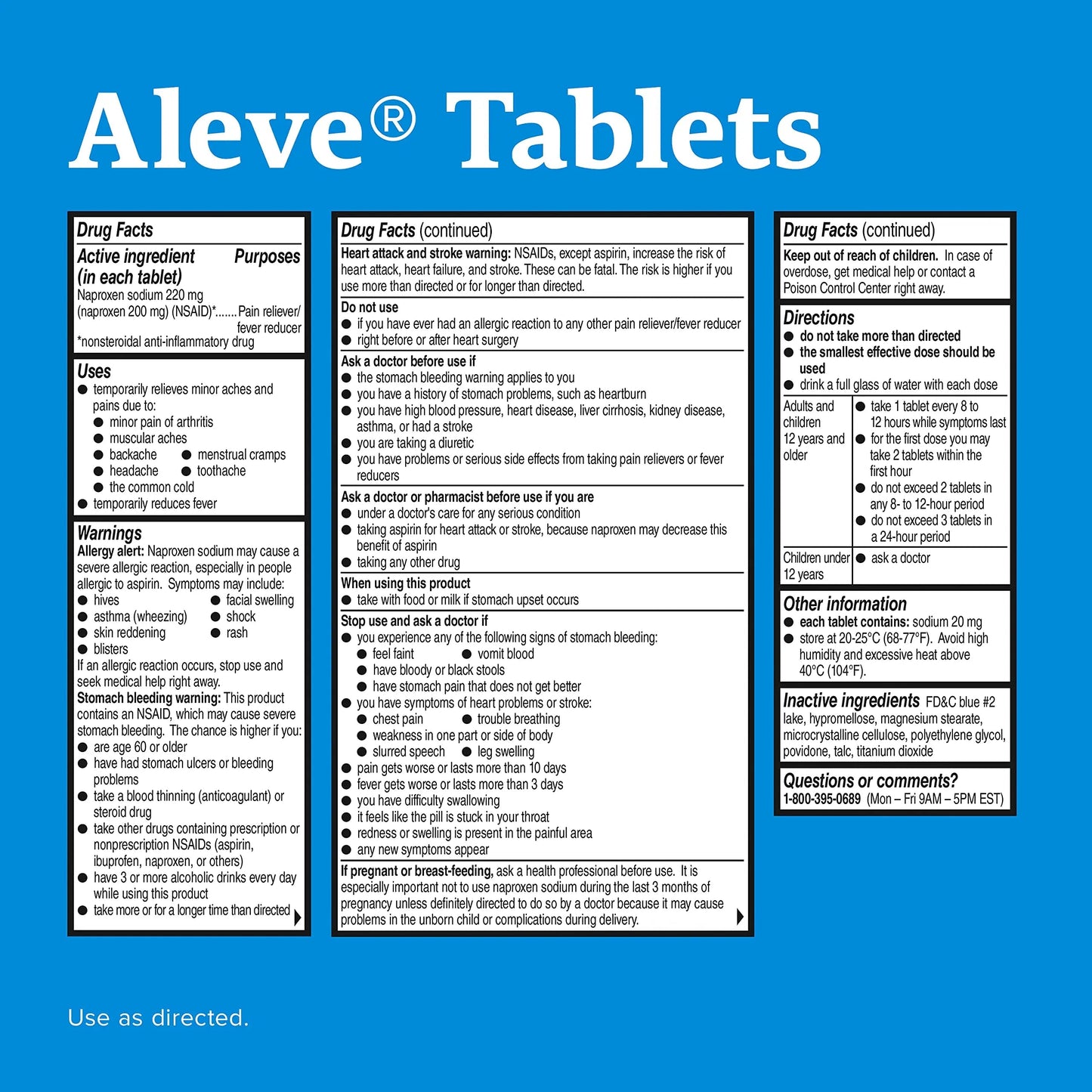 Aleve CPLT 2DZ 200 ct (Pack of 2) AleveBuy Supplements Australia