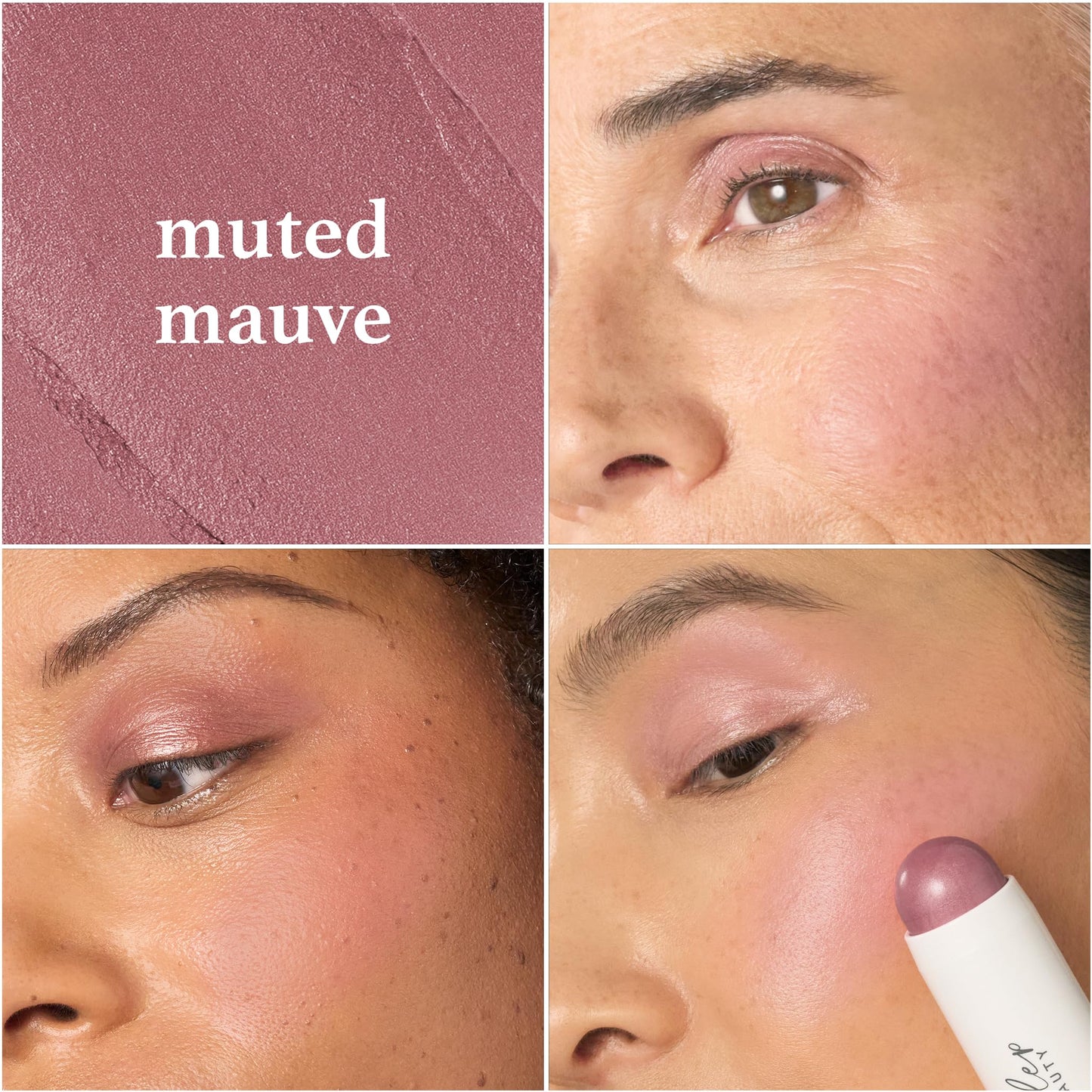 Julep Skip The Brush Cream to Powder Blush Stick - Muted Mauve - Blendable and Buildable Color - 2-in-1 Blush and Lip Makeup Stick JulepBuy Supplements Australia