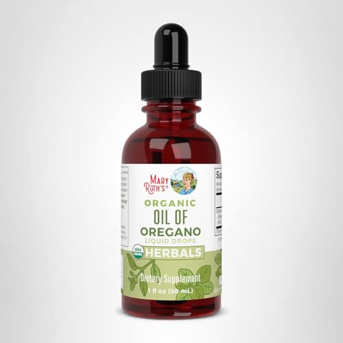 MaryRuth Organics Oregano Oil Drops | 6 Month Supply | USDA Organic Oil of Oregano Liquid | Herbal Blend for Immune Support | Digestive Health | Overall Health