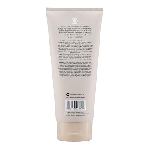 Naturium KP Body Scrub & Mask for Keratosis Pilaris, Bump Eraser Shower Scrub & Exfoliator for Skin, 8 oz