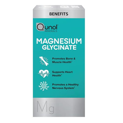 Qunol Magnesium Glycinate 300mg, 100% Glycinate Chelated Magnesium Supplement, 150ct Tablets QunolBuy Supplements Australia