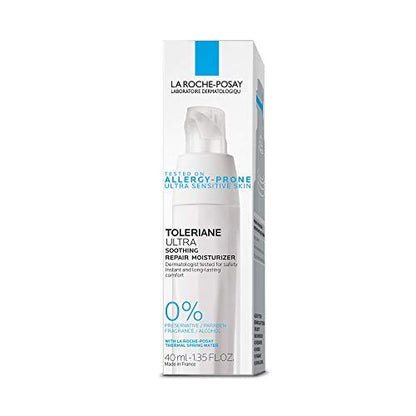 La Roche-Posay Toleriane Dermallergo Ultra Soothing Repair Face Moisturizer for Sensitive Skin, Gentle Moisturizing Face