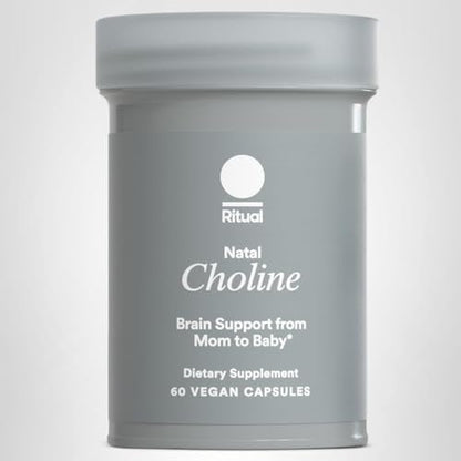 Ritual Natal Choline Supplement - 550mg - to Support Baby’s Cognitive Function When Taken During Pregnancy and Postpartum Choline Content in Breastmilk