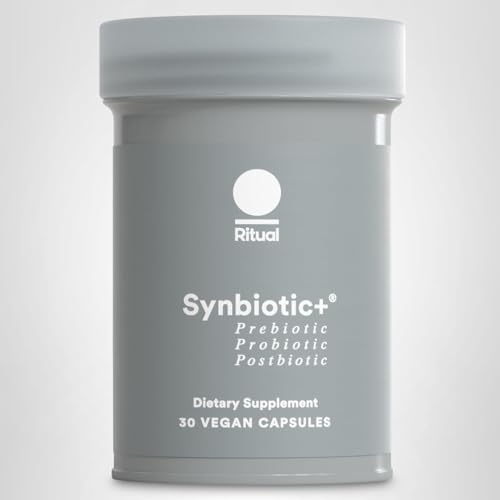 Ritual Synbiotic - Complete 3-in-1 Probiotic, Prebiotic, Postbiotic - for Women and Men - to Support Gut, Digestive Health, Regularity, Bloating