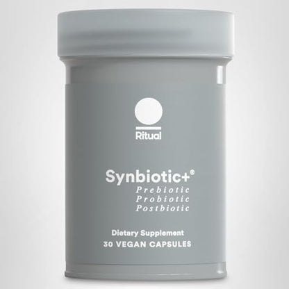 Ritual Synbiotic - Complete 3-in-1 Probiotic, Prebiotic, Postbiotic - for Women and Men - to Support Gut, Digestive Health, Regularity, Bloating