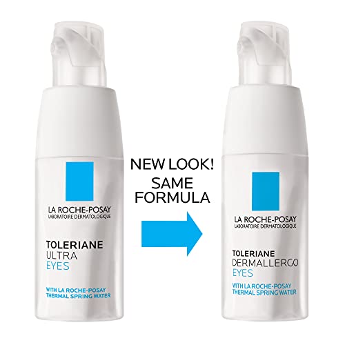 La Roche-Posay Toleriane Dermallergo Eye Cream Soothing Repair Moisturizer, Soothes and Comforts Sensitive Skin