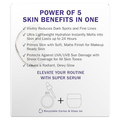 Olay Super Cream with Sunscreen SPF 30, Lightweight Face Moisturizer with Sun Protection