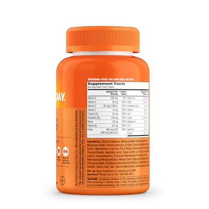 One A Day Multivitamin for Women- Daily Vitamins for Woman with Biotin, Calcium, Folic Acid, Iron & Zinc, Complete Women’s Vitamins
