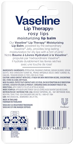 Vaseline Lip Therapy Rosy Lips Moisturizing Lip Balm - Twin Pack (2-Pack) VaselineBuy Supplements Australia
