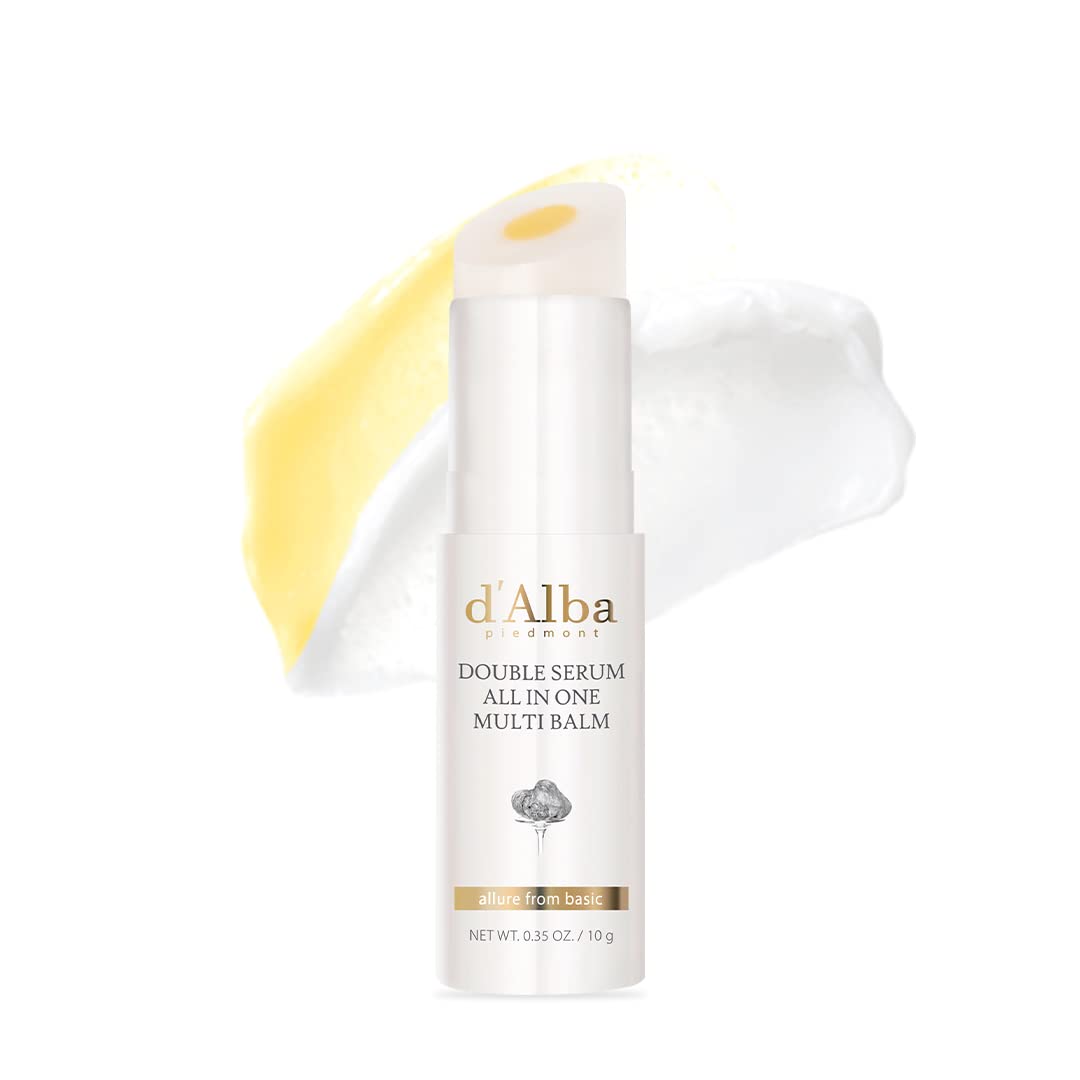 d'alba Piedmont White Truffle Double Serum All-in-one Multi Balm, Stick Balm, Vegan Skincare with Vitamin C and Vegan Collagen, 3-in-1 Anti Wrinkle, Eye Treatment, Dark Spot Remover d'alba PiedmontBuy Supplements Australia
