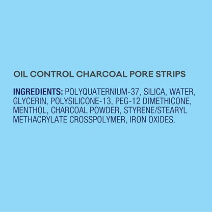 Biore Charcoal, Deep Cleansing Pore Strips, Nose Strips for Blackhead Removal on Oily Skin