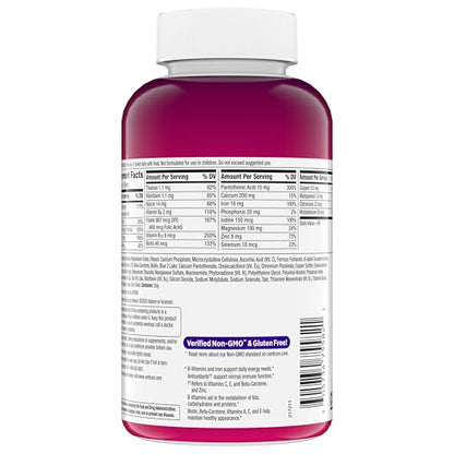 Centrum Multivitamin for Women, Multimineral Supplement with Iron, Vitamin D3, B Vitamins and Antioxidant Vitamins C and E, Gluten Free