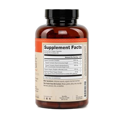 NatureWise Curcumin Turmeric 2250mg - 95% Curcuminoids & BioPerine Black Pepper Extract for Advanced Absorption - Daily Joint and Immune Health Support
