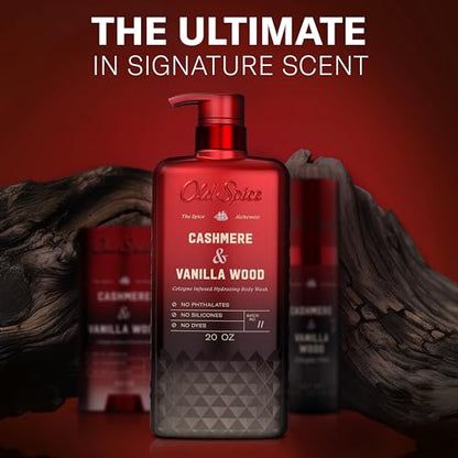 Old Spice Body Wash for Men, The Spice Alchemist Collection, 24/7 Cologne Infused Hydration, No Trade Off Formula