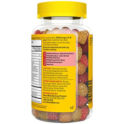 Nature Made Kids First Multivitamin with Omega-3, Kids Gummy Multivitamins with Vitamins and Minerals for Nutritional Support, 70 Gummies