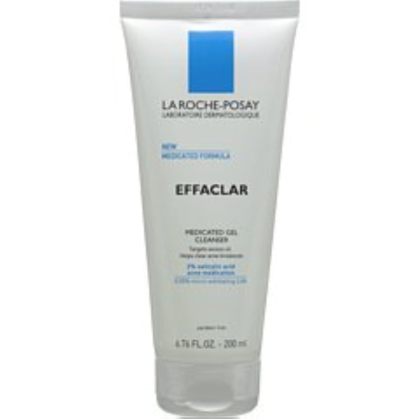 La Roche-Posay Effaclar Medicated Gel Cleanser,2% Salicylic Acid Cleanser + LHA + Glycerin,Foaming Acne Face Wash,Helps Clear & Prevent Acne Breakouts,