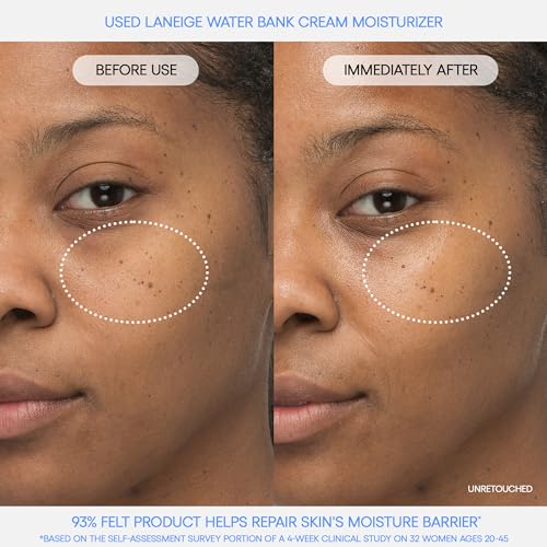 LANEIGE Water Bank Blue Hyaluronic Cream Moisturizer: Hydrating Korean Face Cream with Squalane & Ceramide