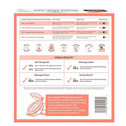 Palmer's Cocoa Butter Formula Pregnancy Skin Care Kit for Stretch Marks and Scars, Dermatologist Approved