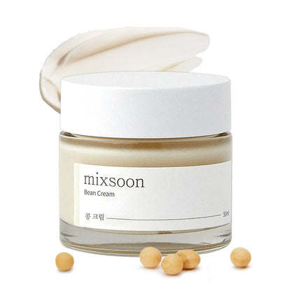 mixsoon Bean Cream-Deep Moisturizer Face Cream, Hydrating and Smoothing for Face, Fermented Soybean Extract
