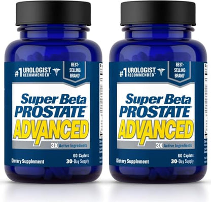 SUPER BETA PROSTATE Advanced – Promote Sleep, Support Bladder Emptying. Prostate Support Supplement for Men's Health with Beta Sitosterol