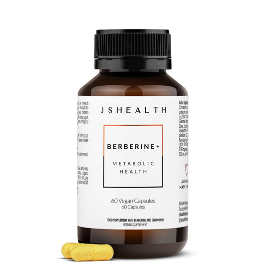 JSHealth Supplement with Berbevis for Metabolic Health Support. Higher Strength for Blood Sugar Already in the Normal Range and Body Composition