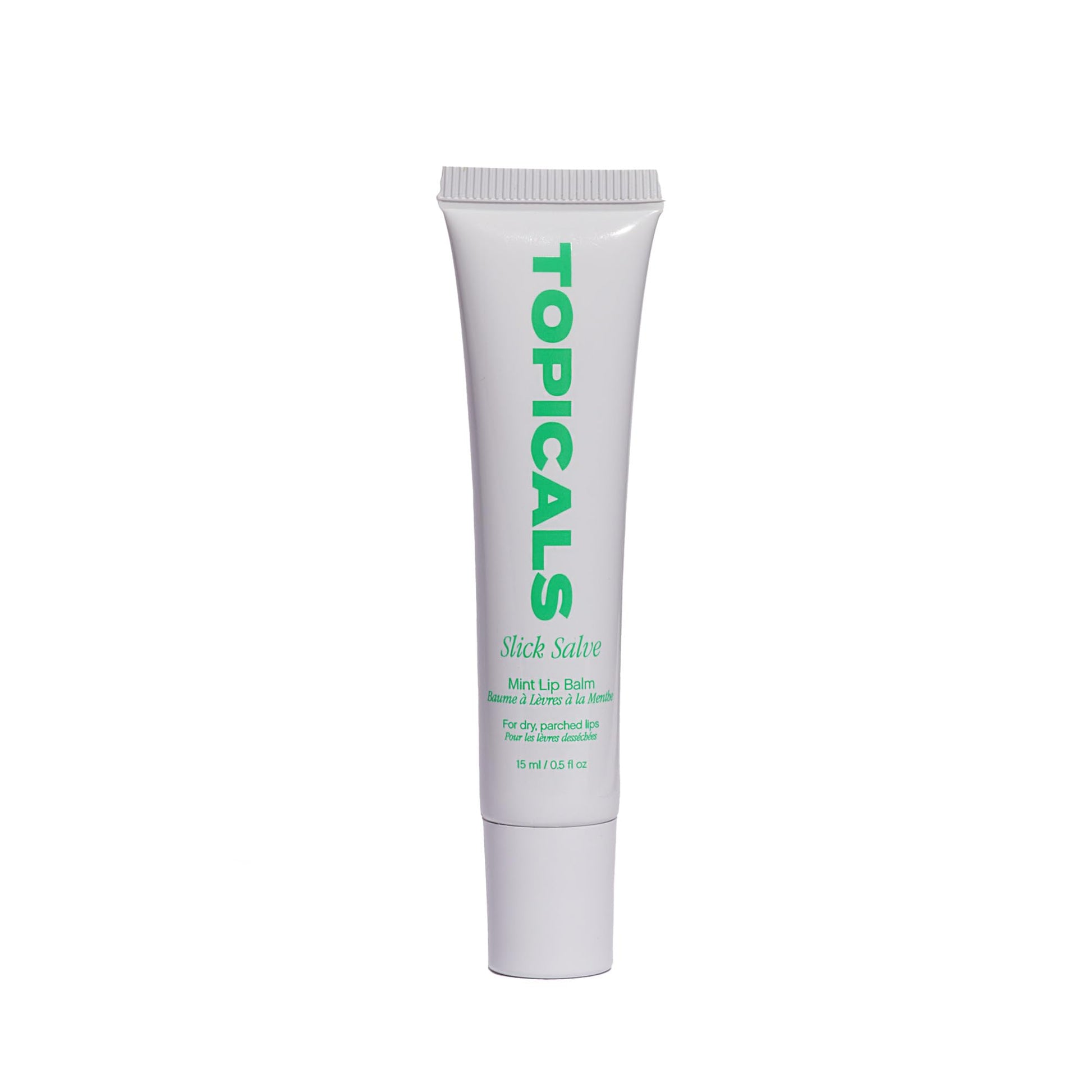 Topicals Slick Salve Mint Glossy Lip Balm | Soothes Discomfort, Strengthens Barrier and Provides Lasting Hydration & Relief | Vegan, Paraben-Free Formula with Hyaluronic Acid and Ceramides (0.5 Fl Oz) TopicalsBuy Supplements Australia