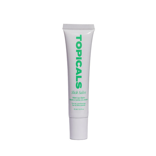 Topicals Slick Salve Mint Glossy Lip Balm | Soothes Discomfort, Strengthens Barrier and Provides Lasting Hydration & Relief | Vegan, Paraben-Free Formula with Hyaluronic Acid and Ceramides (0.5 Fl Oz) TopicalsBuy Supplements Australia