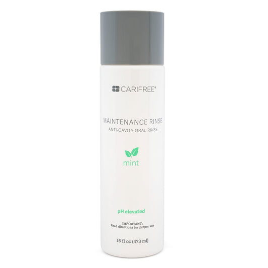 CariFree Maintenance Rinse, Mint Flavored, Anti-Cavity Fluoride Mouthwash, Dentist Recommended, Prevents Oral Decay, Freshens Breath, Alcohol-Free,