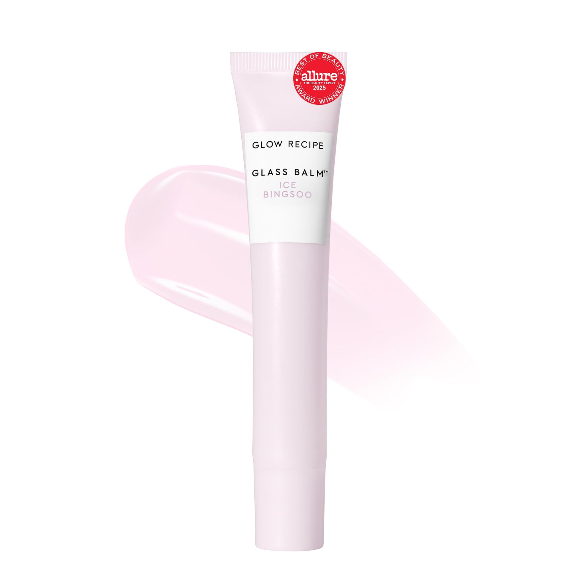 Glow Recipe Glass Balm Lip Treatment - 12Hr Hydrating Lip Balm & Moisturizer with Hyaluronic Acid to Smooth, Plump & Protect from Dryness, High Shine Finish - Clear Tint, Ice Bingsoo (15 ml) Glow RecipeBuy Supplements Australia