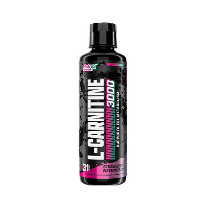 Nutrex Research Liquid Carnitine 3000 | (Strawberry Watermelon) | Premium L Carnitine Liquid, Stimulant Free 31 Servings Nutrex Research buy supplements Au