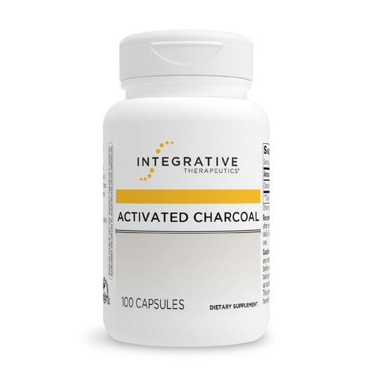 Integrative Therapeutics Activated Charcoal - Digestive & Gut Health Supplement - Effective Gastrointestinal Support - Gluten-Free & Dairy-Free