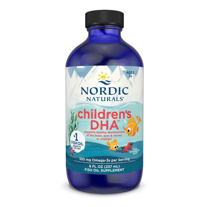 Nordic Naturals Children’s DHA, Strawberry - 8 oz for Kids - 530 mg Omega-3 with EPA & DHA - Brain Development & Function - Non-GMO - 96 Servings Nordic NaturalsBuy Supplements Australia