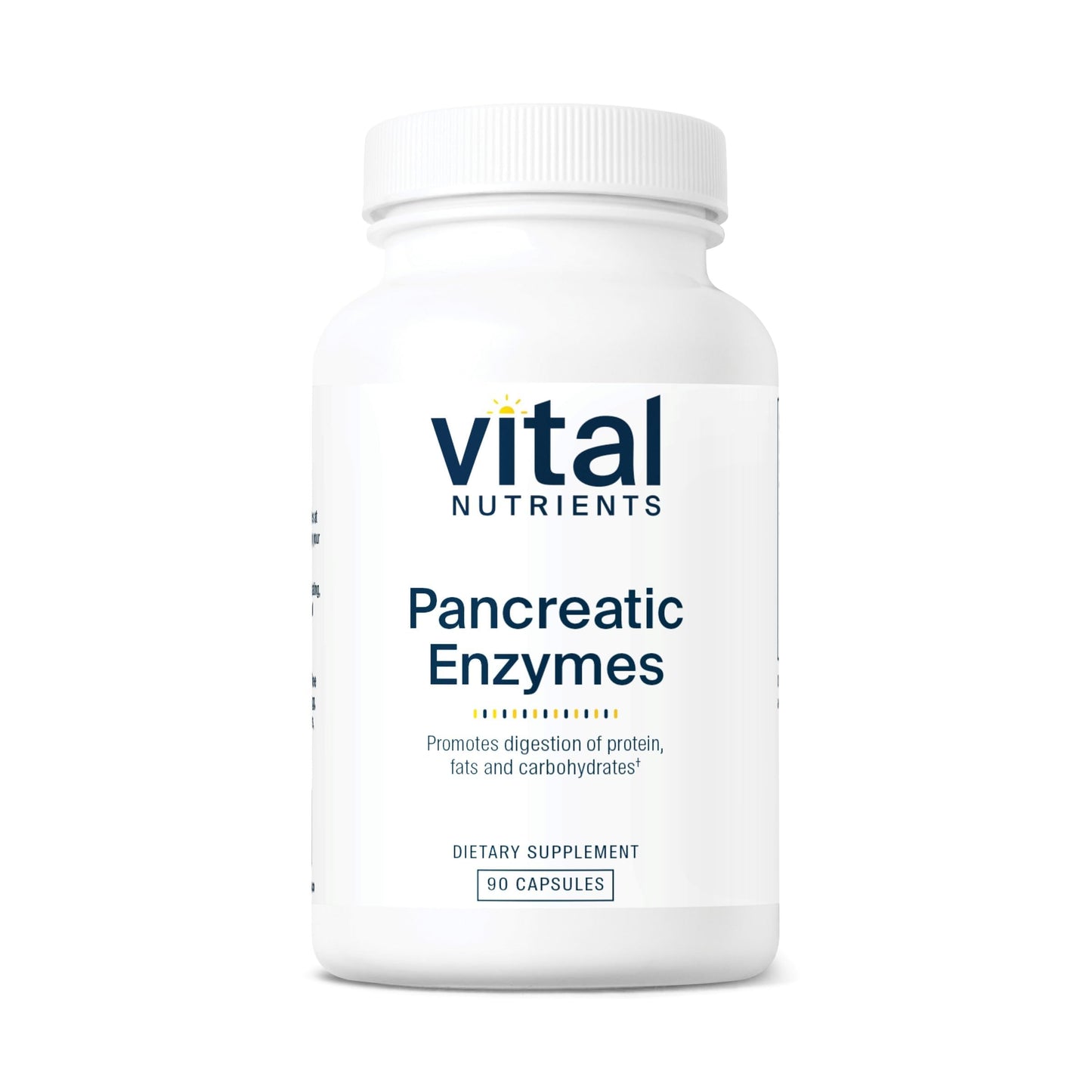 Vital Nutrients Pancreatic Enzymes 1000mg (Full Strength) - Pancreatin Digestion Supplement with Protease, Amylase & Lipase - Digestive Enzymes